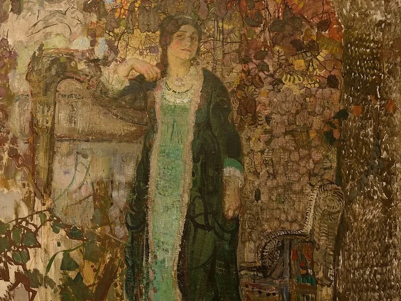 1881-Aleksandr Ivanovič Savinov - Ritratto di Tatiana Frank